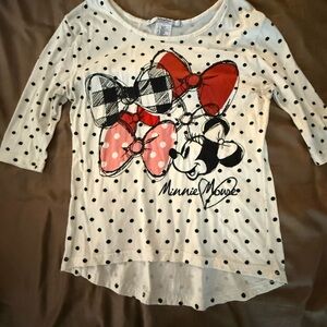 Disney Parks Minnie Mouse Fashion Top Size Small